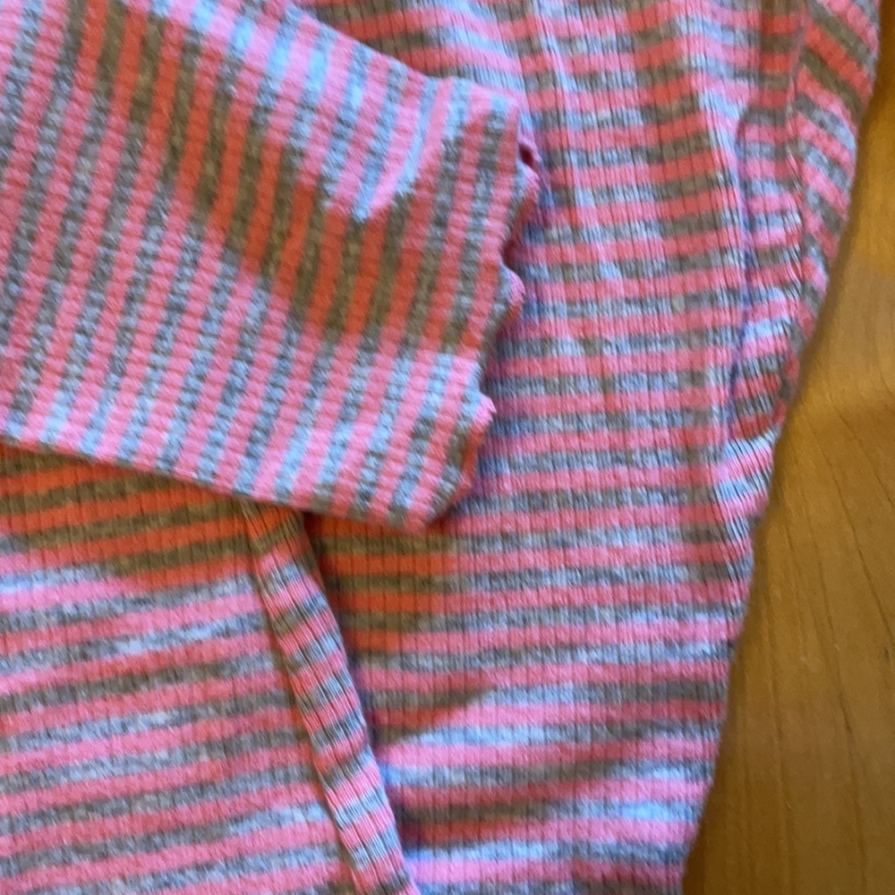 Gap body pink and gray striped pants size small new - Picture 5 of 5